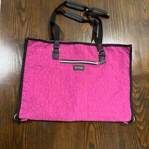 GARMENT BAG Biaggi Luggage Hangeroo Two-In-One Bag + Satchel - Fushia Pink
